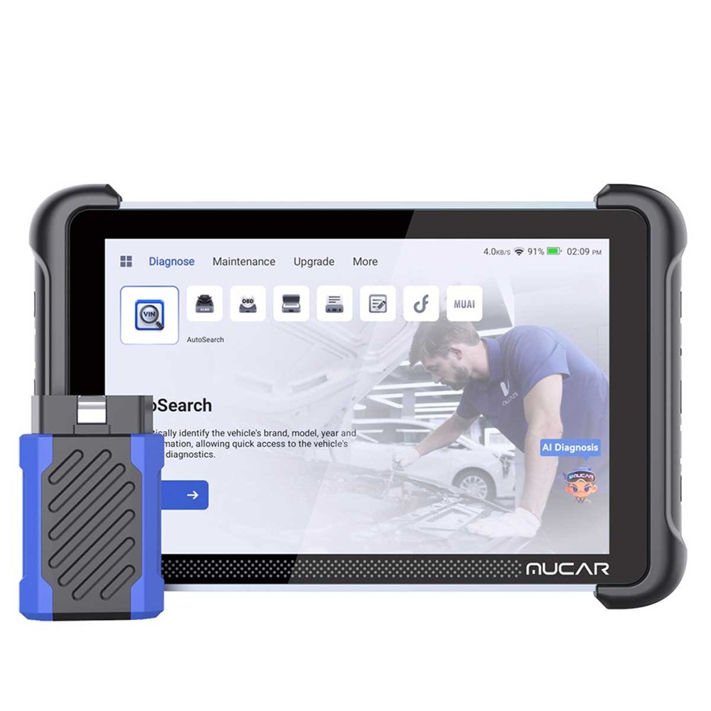 MUCAR 892BT TPMS Program Diagnostic Tool AI Assist Scanner ECU Coding 34+Service