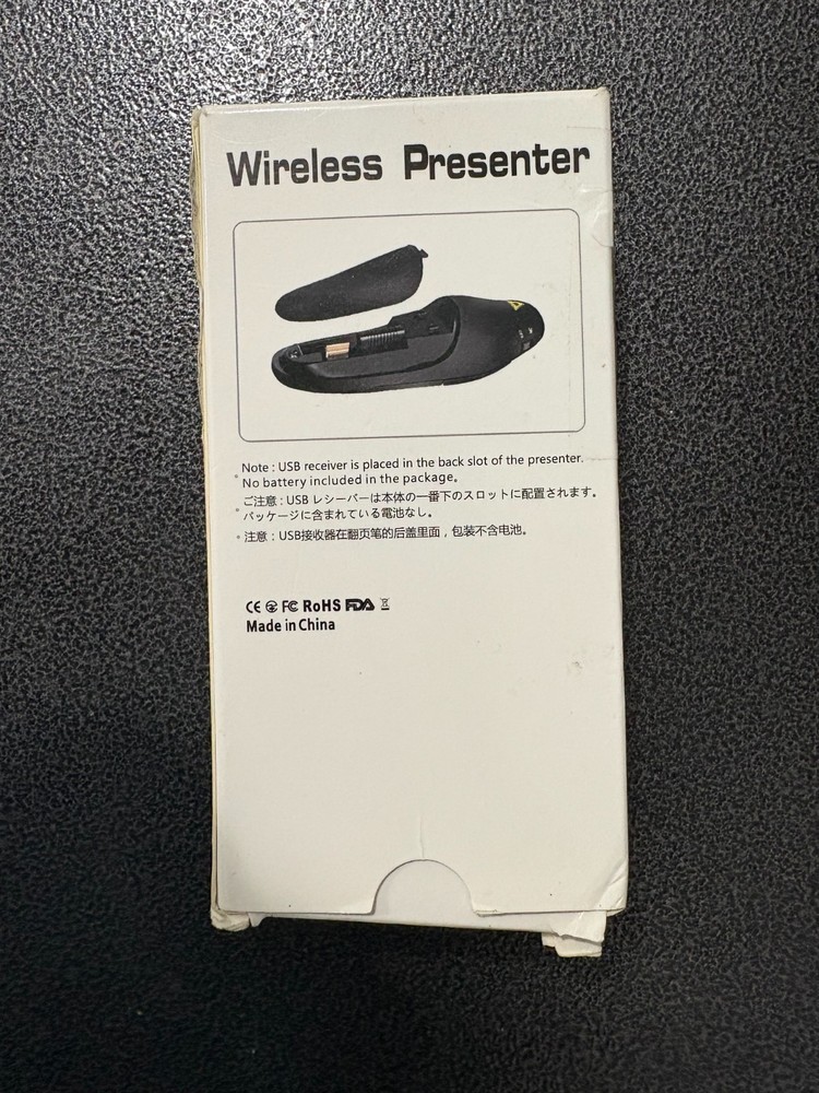 Power Point Presentation Laser Pointer Wireless USB PPT Presenter Remote Control