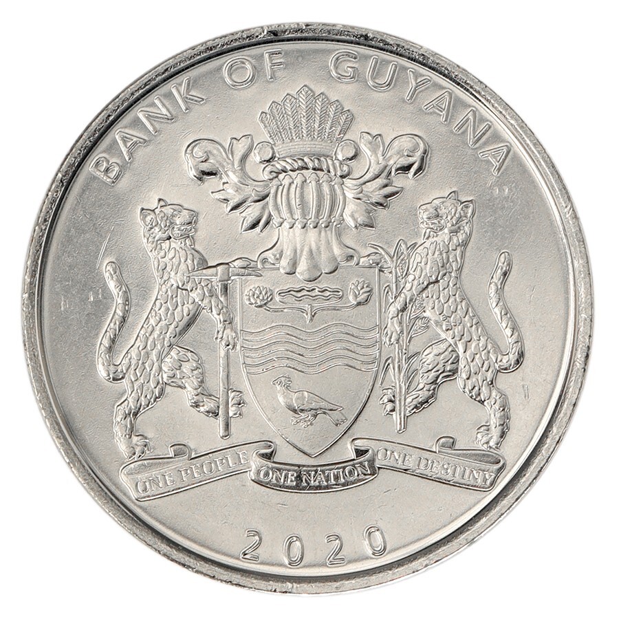 Guyana 100 Dollars, 2020, KM #62, Mint, Commemorative