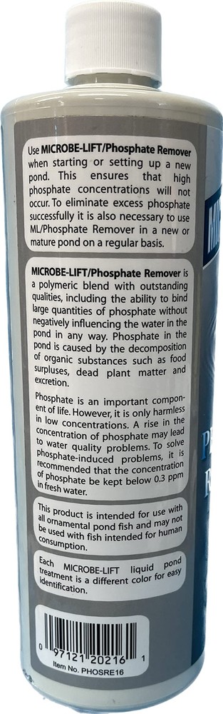 Ecological Labs PHOSRE16 Microbe Lift Phosphate Remover