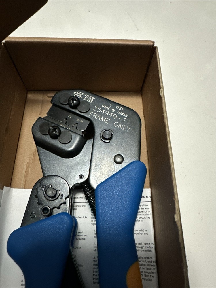 TE 354940-1 Crimp Tool With 790183-5 Die