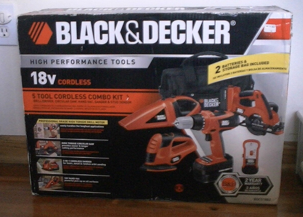 Black&Decker 18 Volt 5 Tool Combo Set