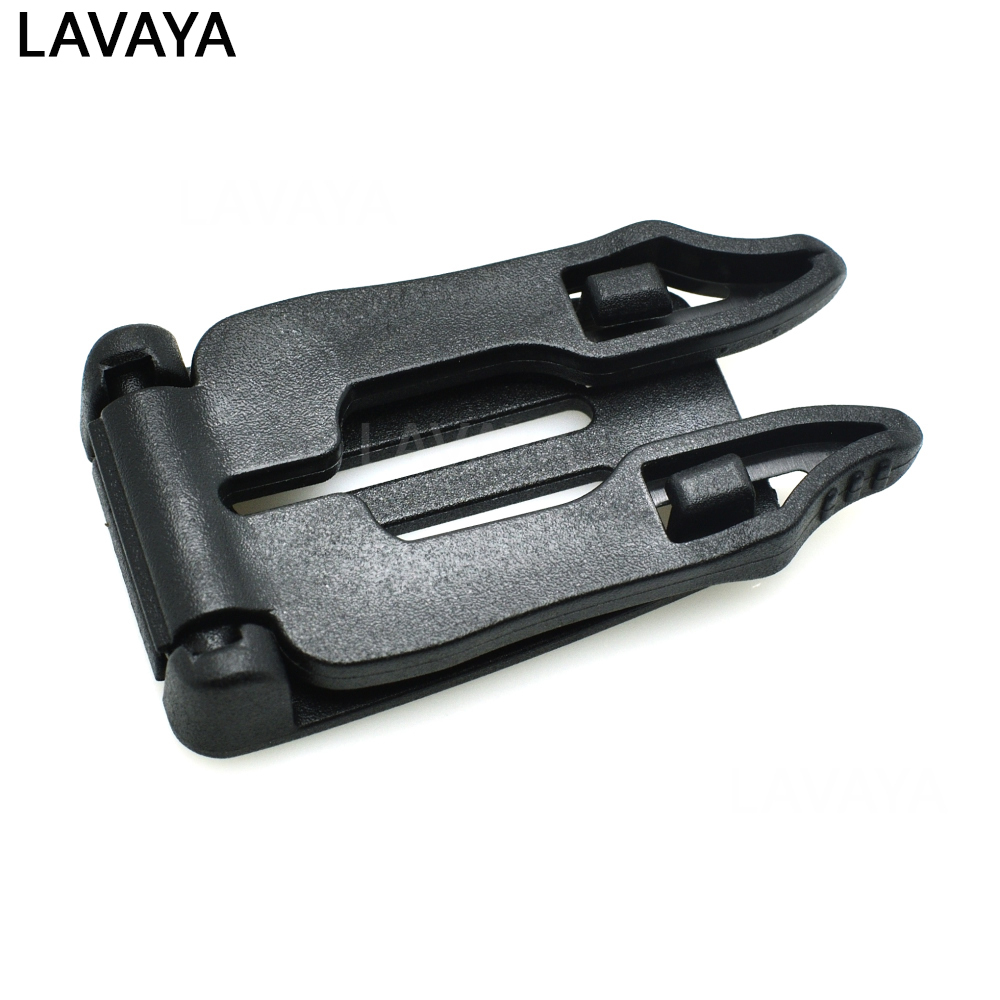 Black Multi Molle Tactical Adjustable Foldable EDC Clip Buckle Connect Lock