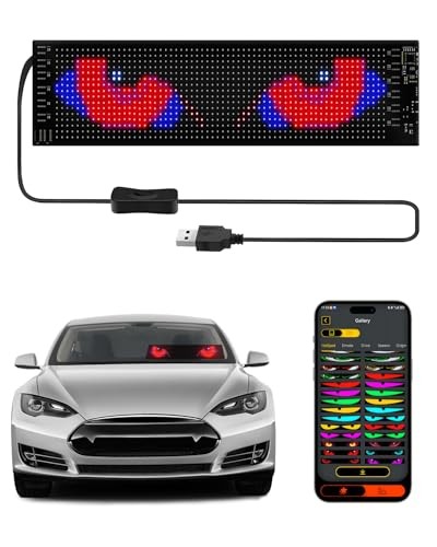 Devil Eyes Light for Windshield Car/Motorcycle/Golf Cart 1PCS-14"x4" 1PCS