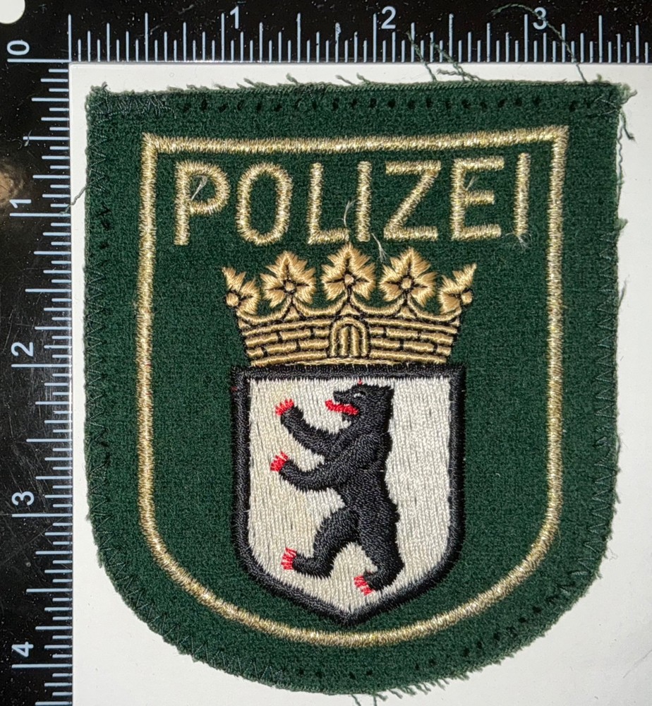 VINTAGE Berlin West German Police Polizei Patch