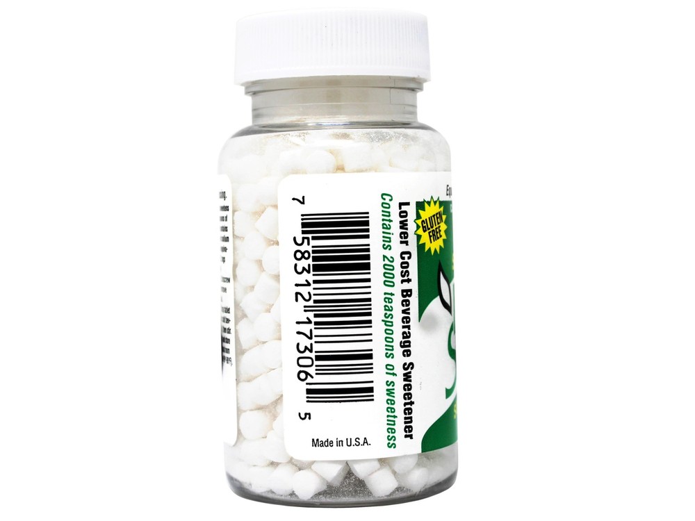 Necta Sweet Sugar Substitute Tablets, 1 Grain, 500 Tablets - 5 Pack