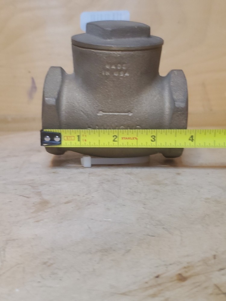 Hammond Check Valve 1-1/2" Flap Brass
