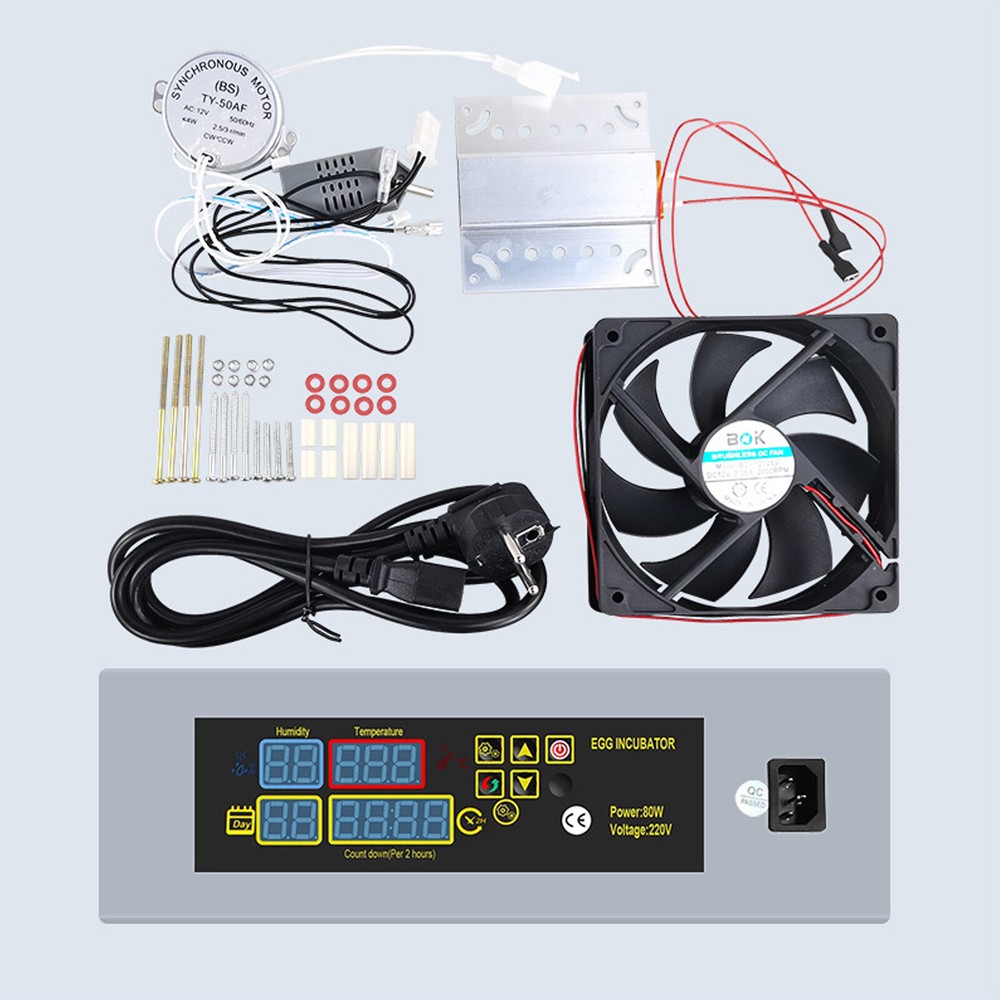 US Plug 110V Egg Incubator Automatic Hatcher DIY Poultry Hatching Machine lp