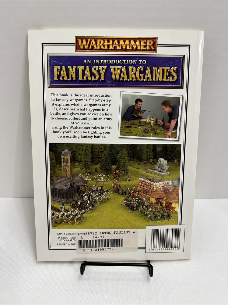 Warhammer: An Introduction to Fantasy Wargames SC rules tips Games Workshop 1998