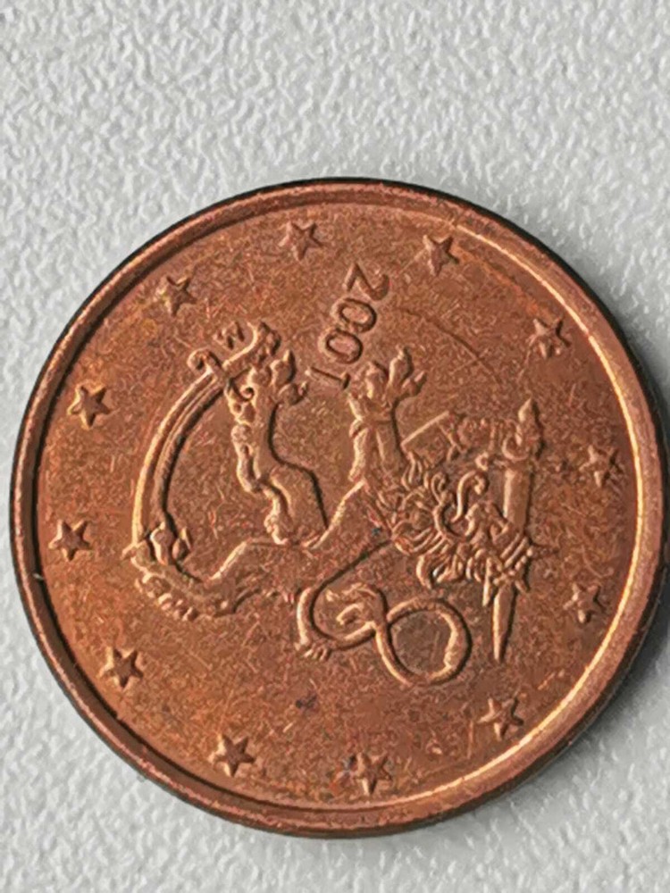 0,05 Euro CENT Finland Error