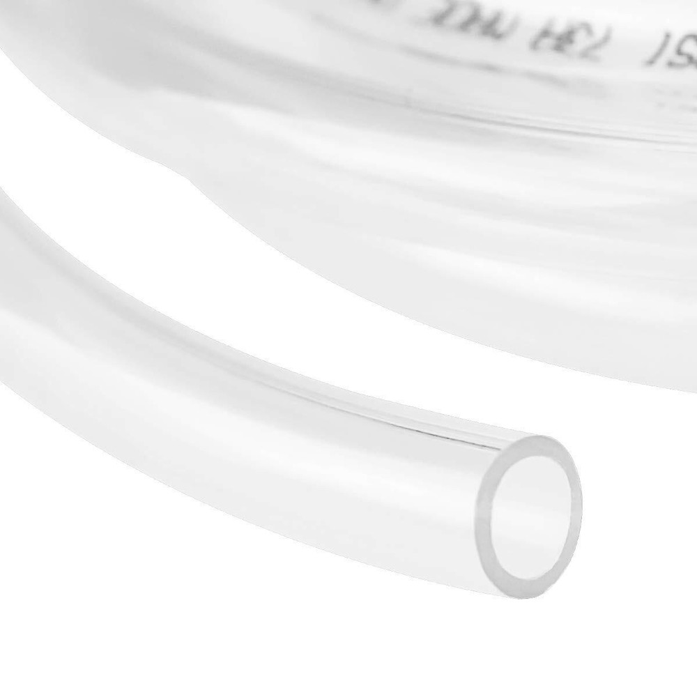 50 Feet PVC- 3/8" ID Clear Vinyl Tubing Food Grade Multipurpose Tube for Beer...