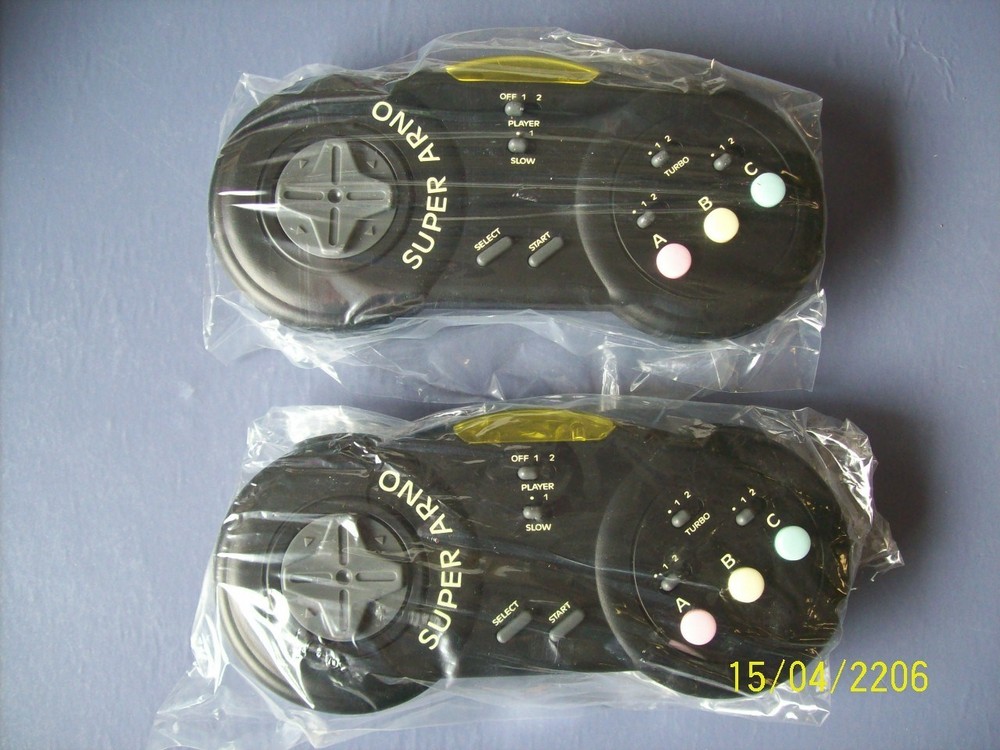 2 X Super Sega Infrared Remote Control Pad Controller Genesis Wireless megadrive