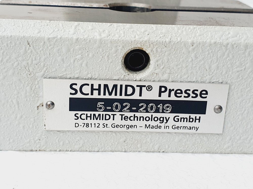 SCHMIDT 5-02-2019 Manual Press # NEW