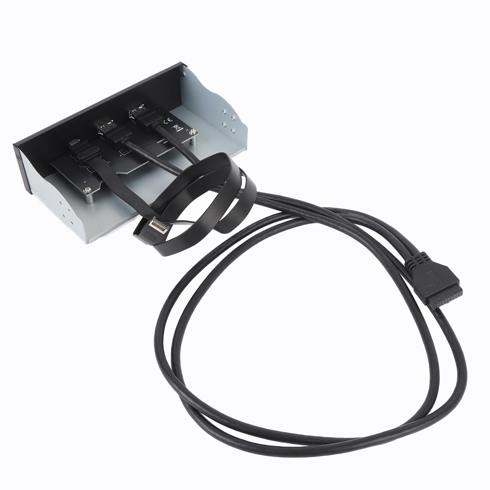 5.25 Inch Front Panel USB Hub 20Gbps Type C Gen 2x2 USB A Type E 19 Pin