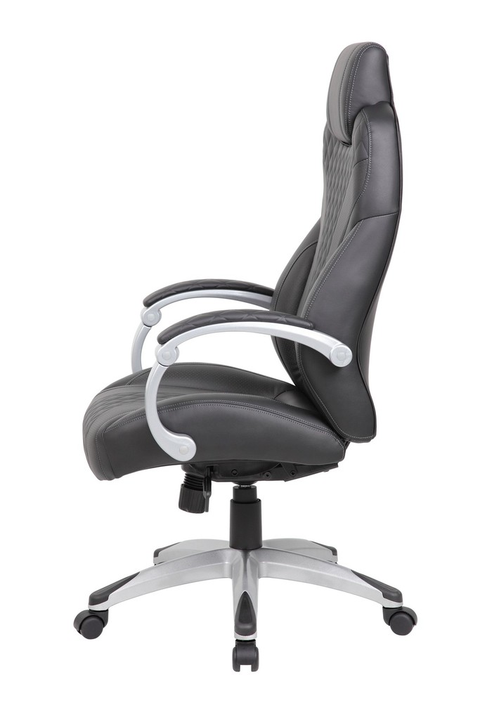 Boss Executive Hinged Arm Chair - Black MODEL # B8871-BK