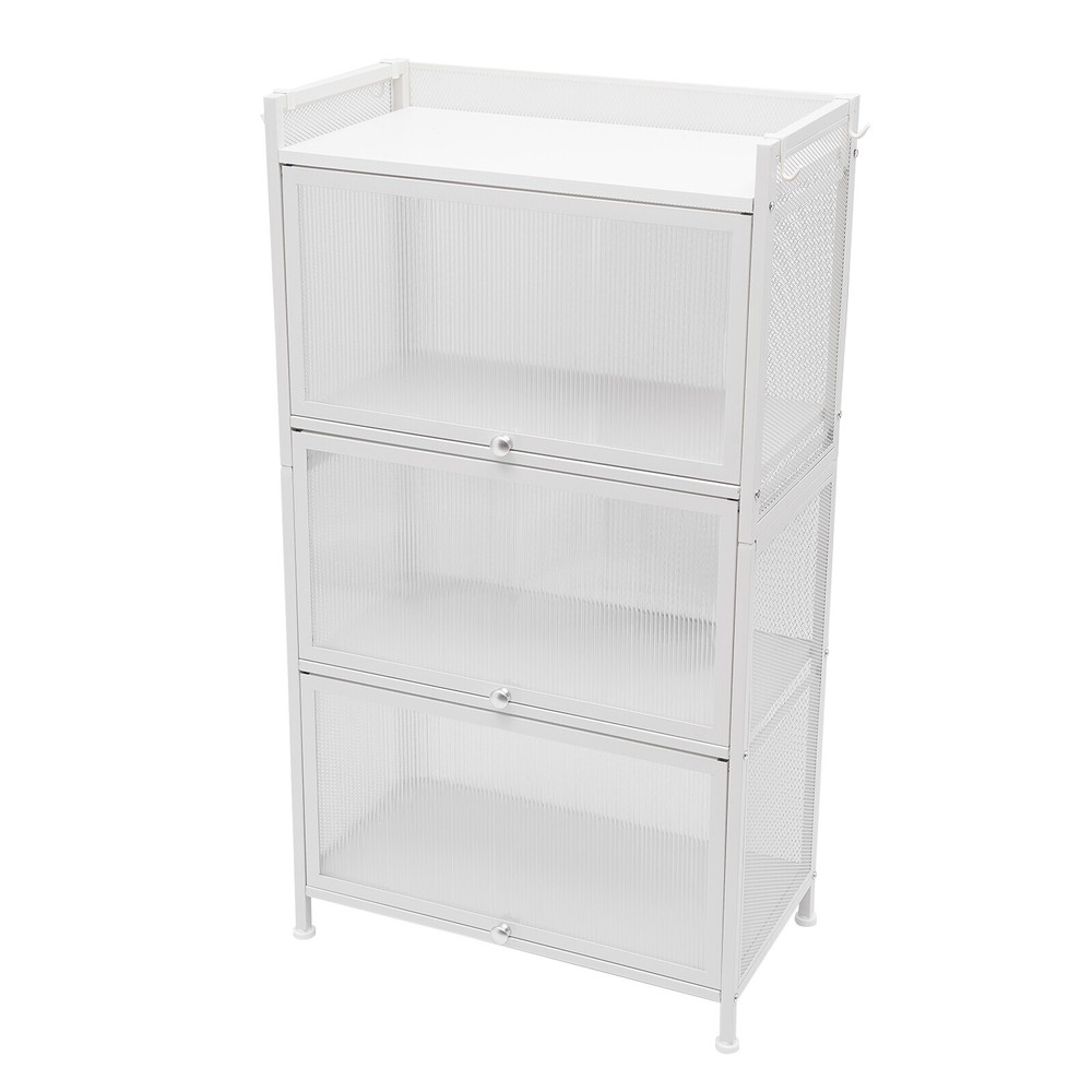 Storage Cabinet Kitchen Pantry Storage Cupboard Freestanding Microwave Rack NEW！