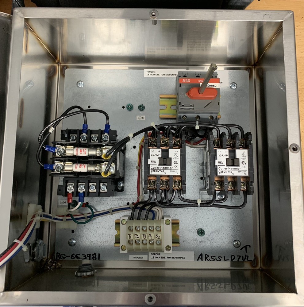 ARSSLD7 Salvajor Auto Reversing Start Stop Disposal Control Panel