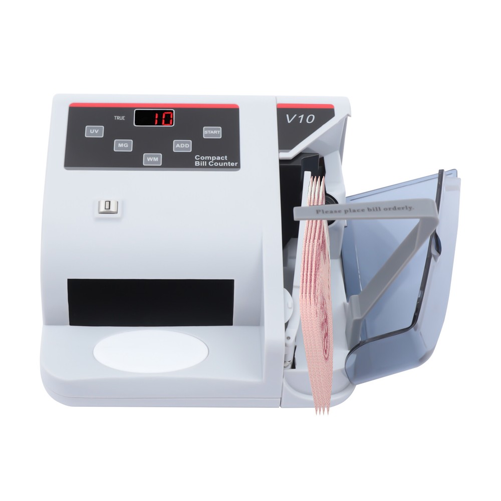 V10 Portable Money Counting Machine with Advanced Anti-Counterfeit Detection