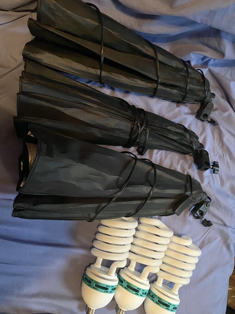 3 Octagon Lights LS PRO photo studio