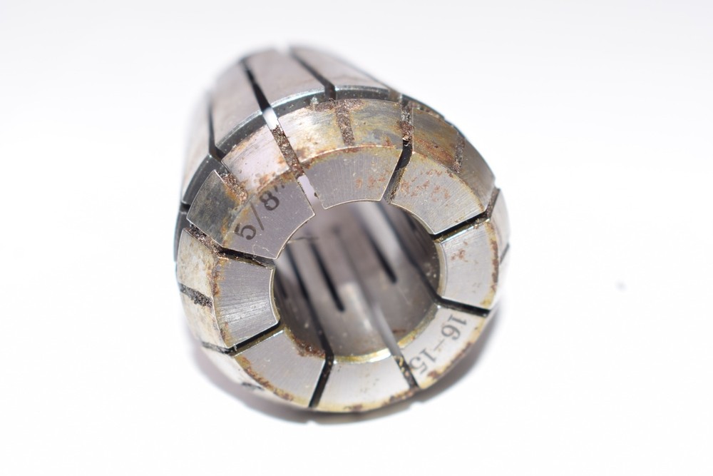 Round Style Super Precision Machinist Collet, Size: 5/8'', Model: 16-15
