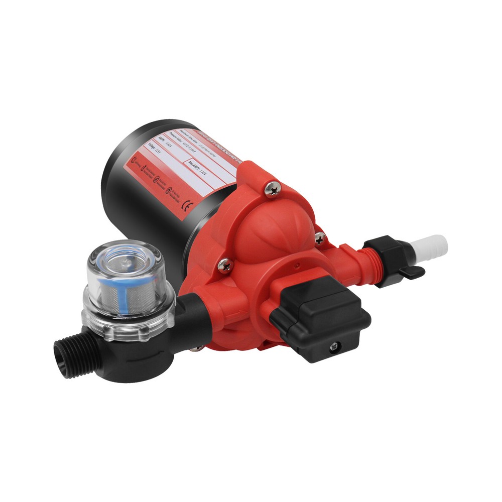 Water Pressure Diaphragm Pump Self-Priming Pump 45 PSI 4 GPM 115V For Boat RV