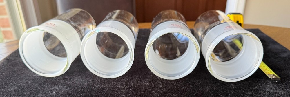 Labware - 4 female glass stoppers