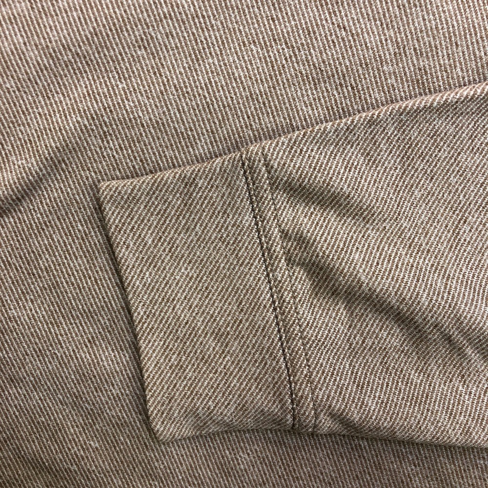 Johnnie-O Pullover Mens Medium Brown Golf Performance Top Shelf Quarter Zip Logo