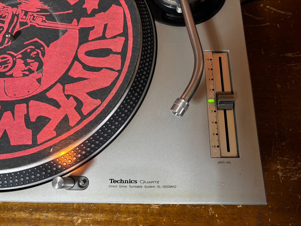 Technics SL-1200MK2 silver color Analog Turntable #2