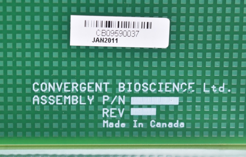 Convergent Bioscience 101476 PCB Control Board
