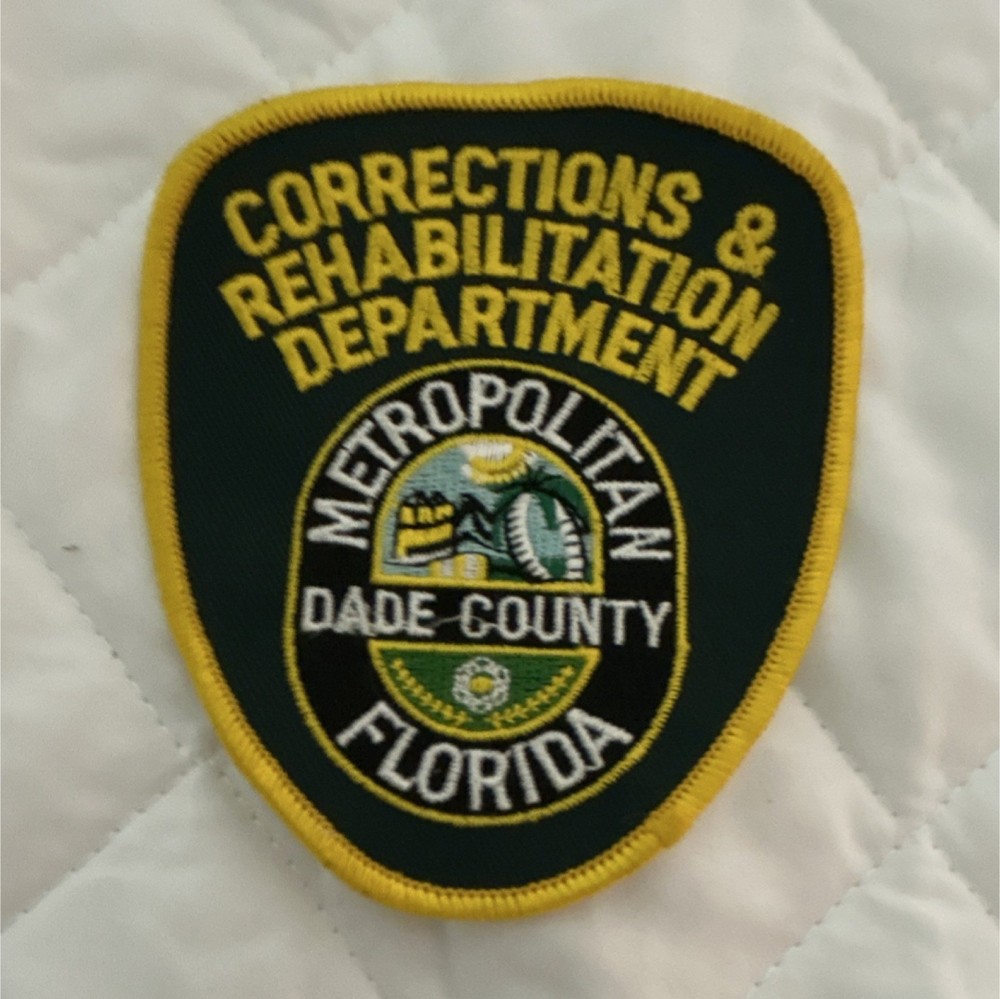 Metropolitan Dade County Corrections Police Patch Florida Single Patch