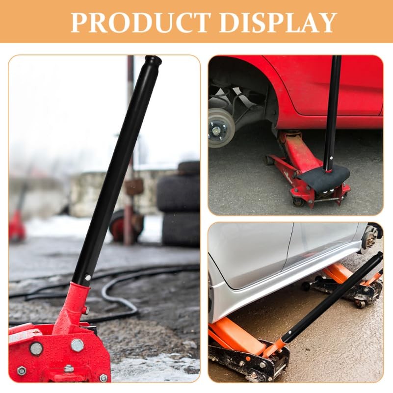 JECOMPRIS Floor Jack Handle Replacement, 2pcs Horizontal Hydraulic Jack Handl...