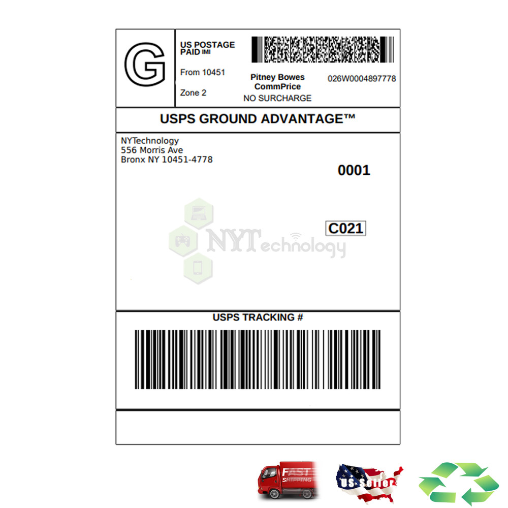 Shipping Labels for customer to return device