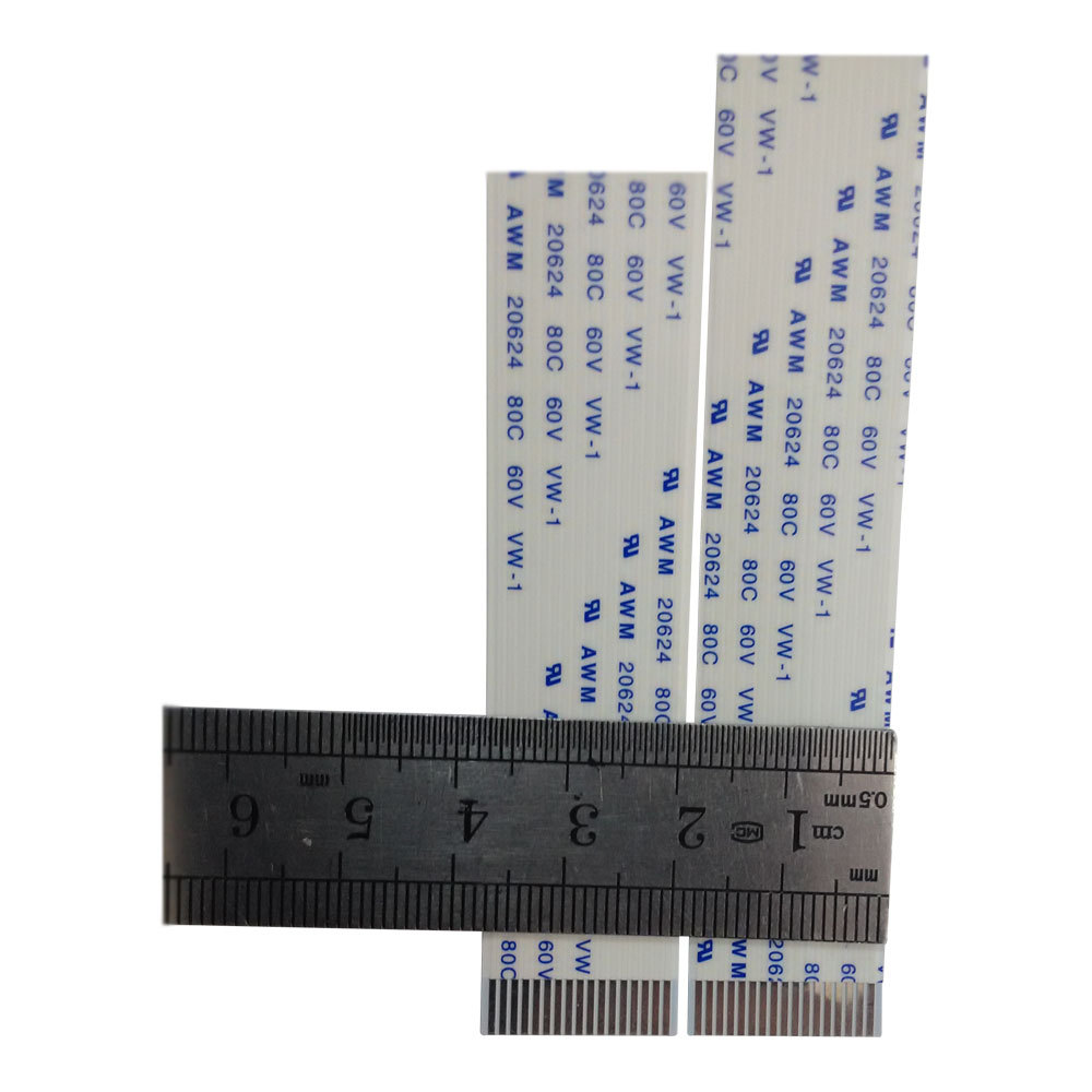 2Pcs 34Pin 40cm Printhead Data Cable for Epson DX7 Printer Eco-solvent Inkjet