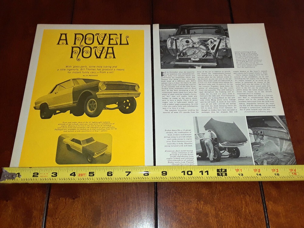 BILL THOMAS CHEVY II NOVA ORIGINAL 1966 ARTICLE