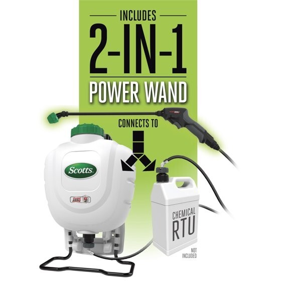 4 Gallon Battery Backpack Sprayer Lithium-Ion Powered Adjustable Garden