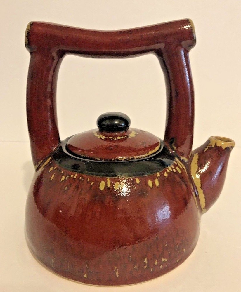 Pier 1 Shanghai Earthenware/Stoneware Teapot