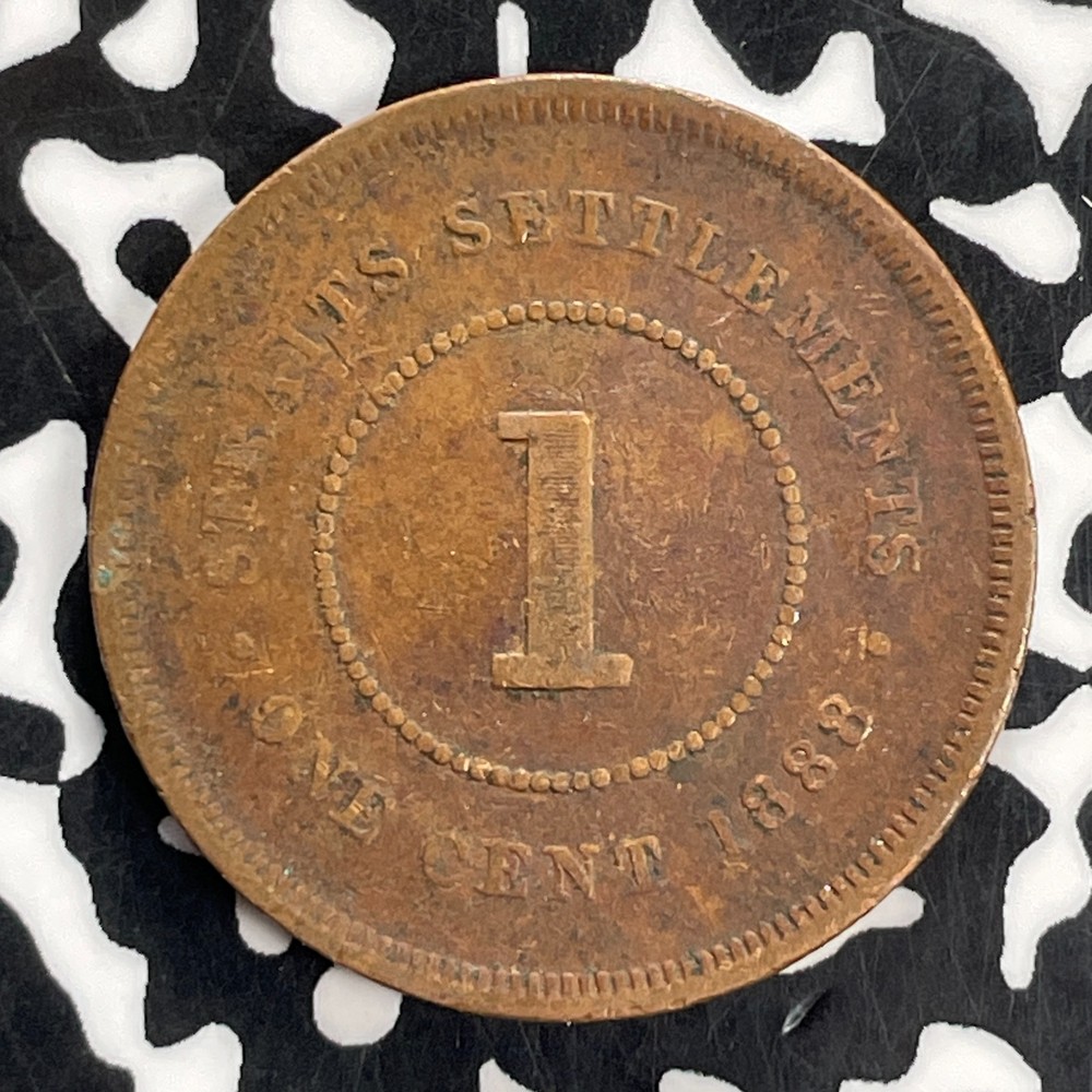 1888 Straits Settlements 1 Cent Lot#C1736