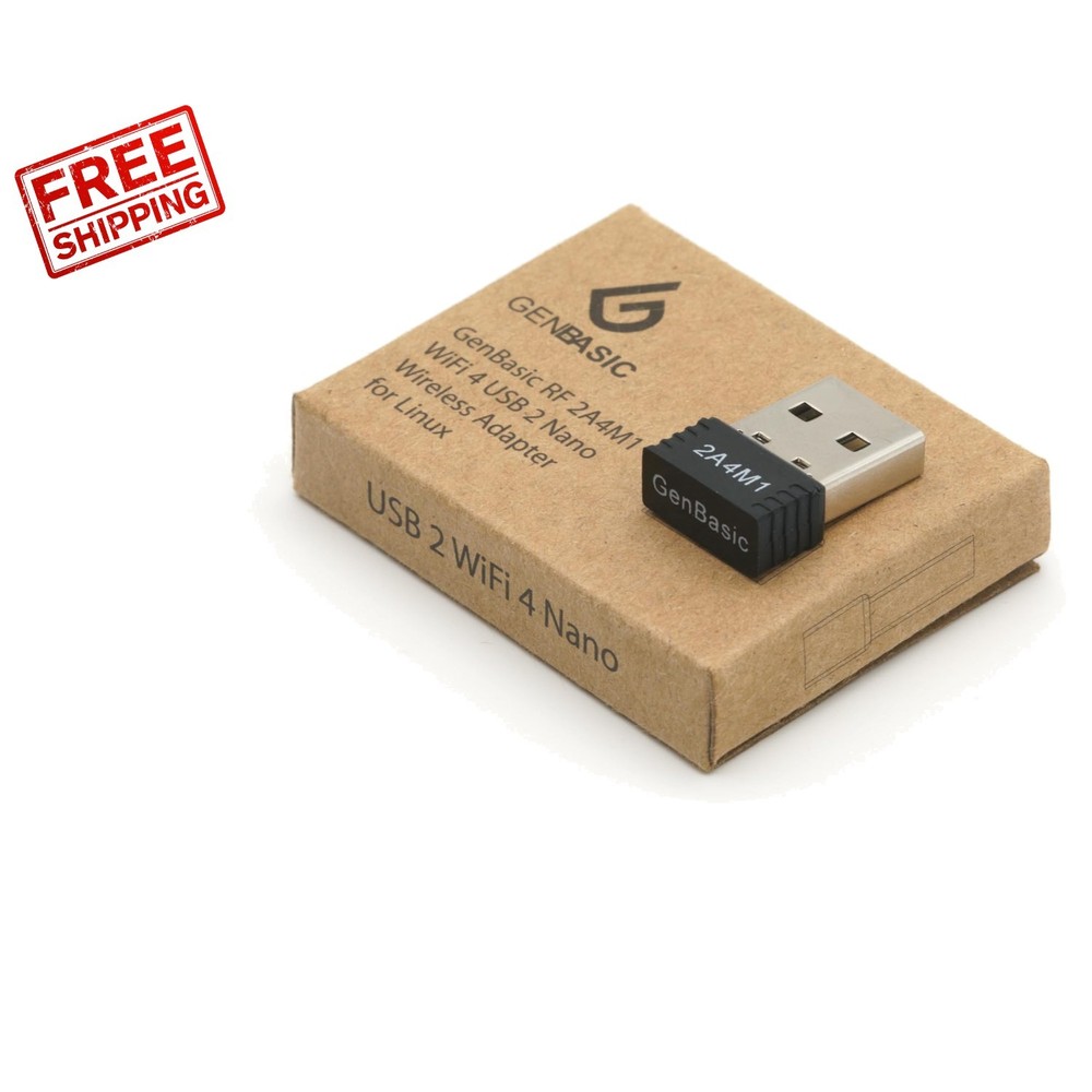 Secure and Compact USB Wireless Adapter - 150Mbps WiFi 4 for Linux Systems