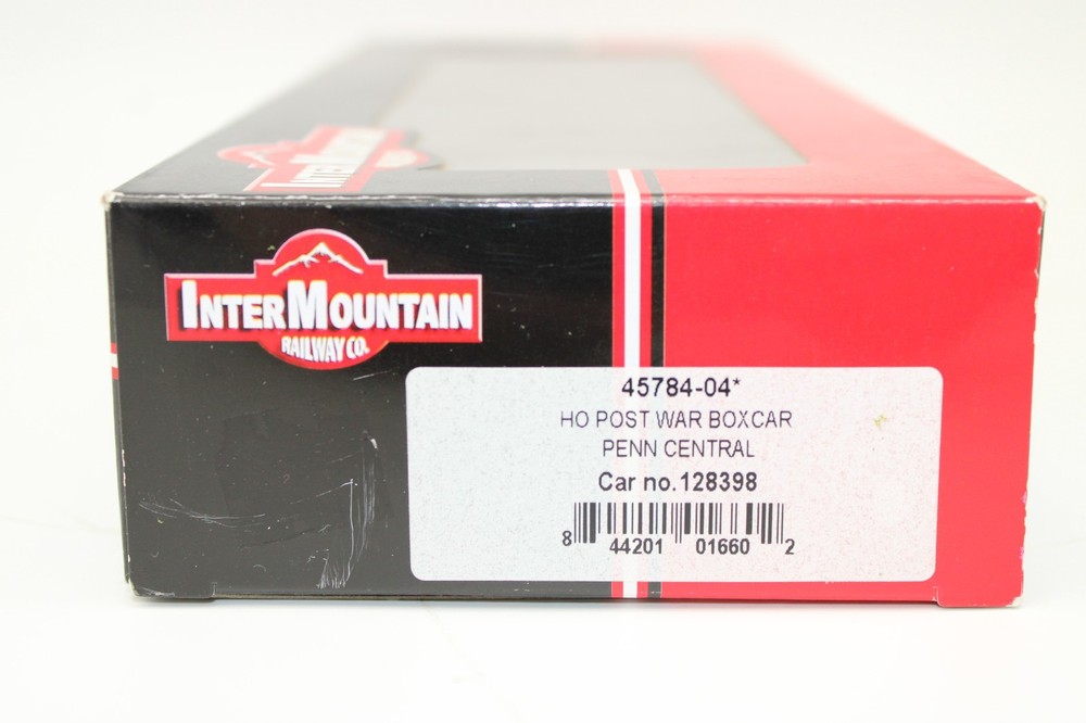 Intermountain HO Scale PC Penn Central Post War Box Car NOS
