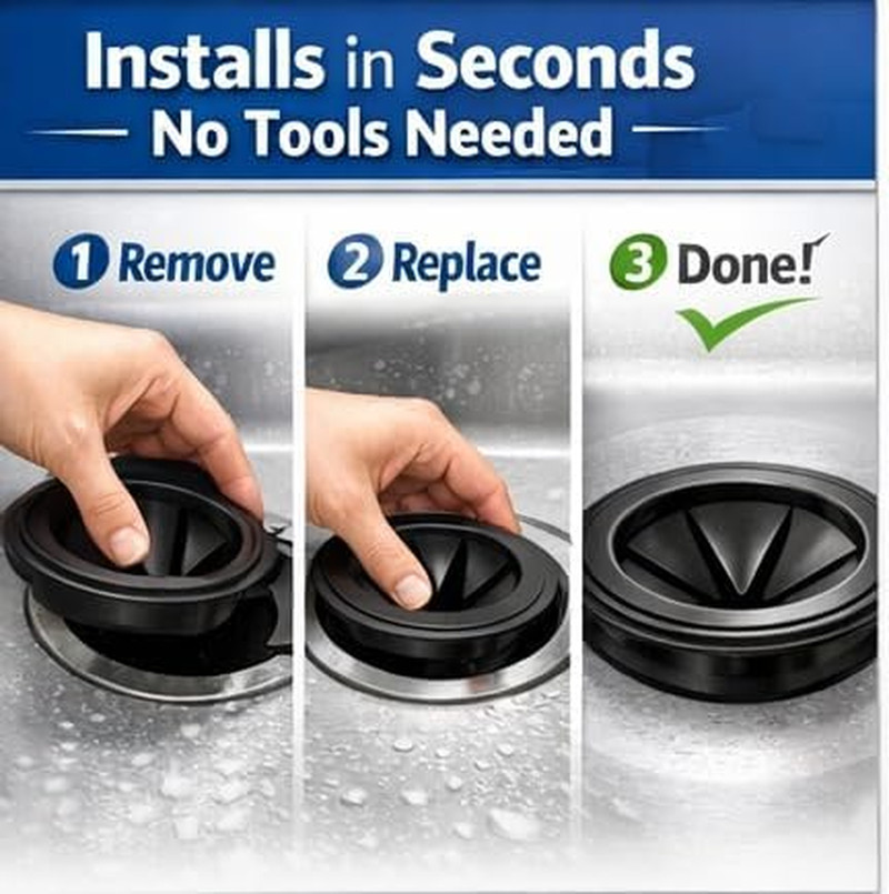 Replacement for Insinkerator Antimicrobial Quiet Collar Sink Baffle Part# QCB-AM