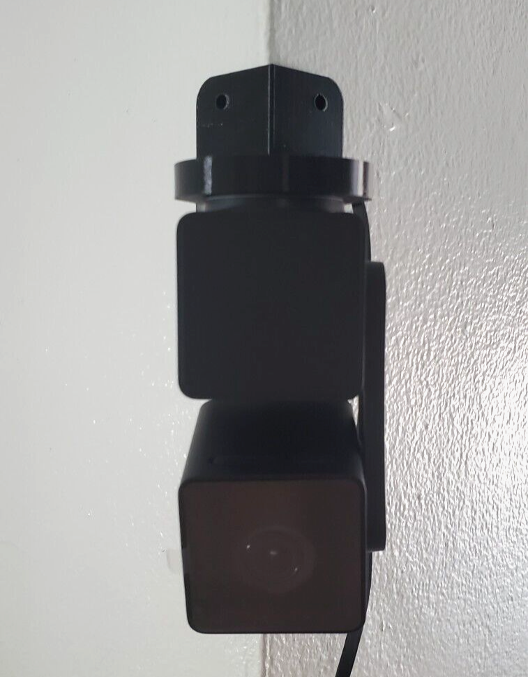 WYZE CAM PAN V3 Black Corner Mount Wall Bracket for Hanging Security Camera