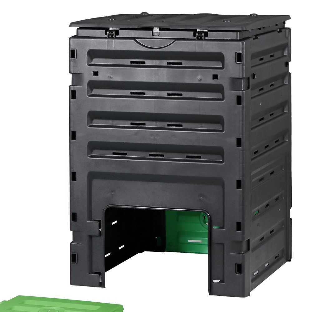 Compost Bin 120Gallon (450L) Outdoor Composter W/Large Capacity & Easy Assembly