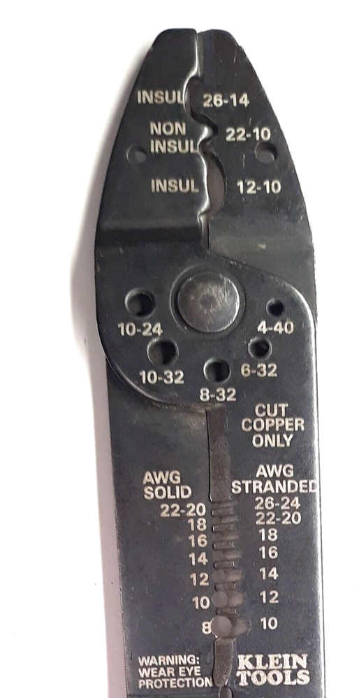 Klein 1001 Multi Tool, Wire Stripper, Wire Cutters, Crimper Tool for 8-22 AWG