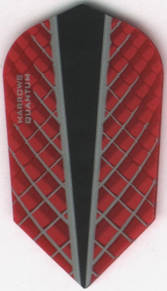 Red Harrows Slim QUANTUM-X Dart Flights: 3 per set