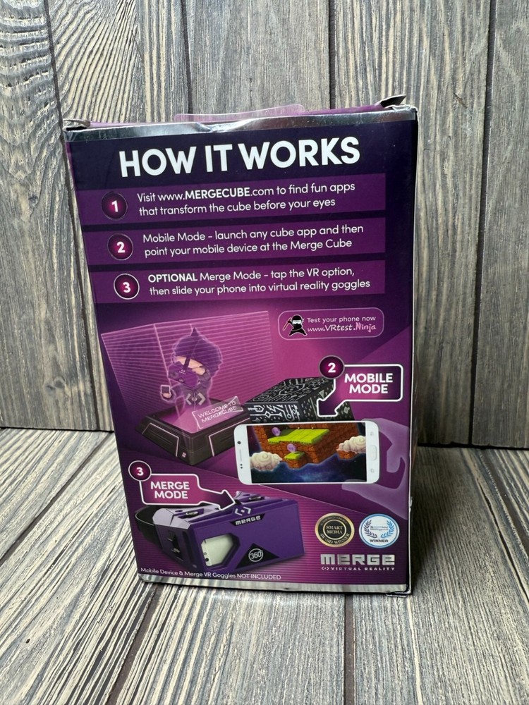 Merge Cube Augmented Reality & Virtual Reality STEM Toy Ages 10+