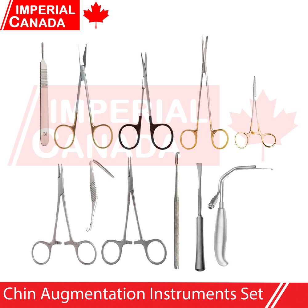 Chin Augmentation Instruments Set 13 Pieces
