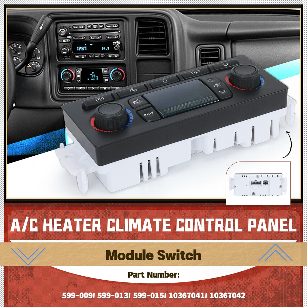 599-015 AC Heater Climate Control Module Dorma For Chevy GMC Improved Design