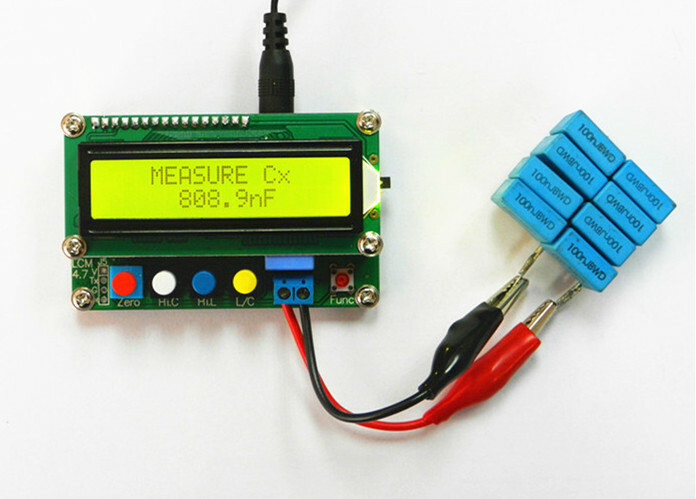 New LC100-A Digital L/C Inductance Capacitance LCD Display Meter High Precision