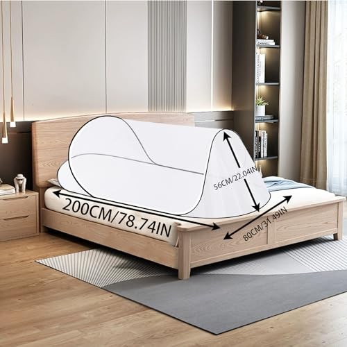 Large Pop Up Mosquito Tent, Portable Foldable Mosquito Net Black Fixed Size