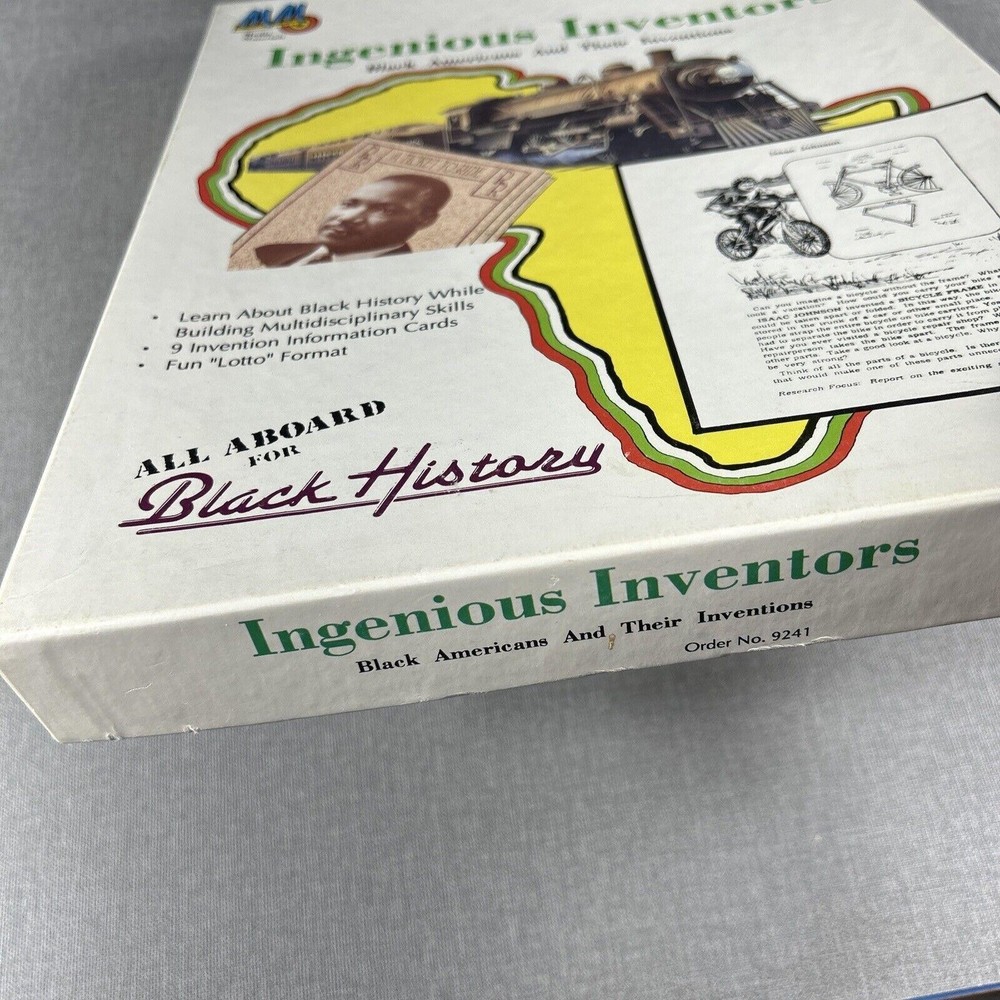 Ingenious Inventors Black History Educational Teaching Game 1993 Media Materials